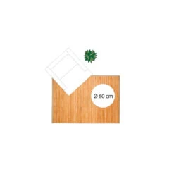 Tapis Latte Bambou 120x170cm Naturel Atmosphera -Accueil Décoration Boutique tapis latte bambou 120x170cm naturel 2