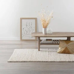 Tapis Mix Laine Et Coton 120x170 Atmosphera -Accueil Décoration Boutique tapis mix laine et coton 120x170 atmosphera 1