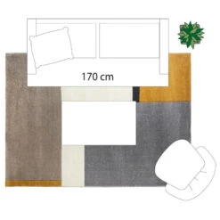 Tapis Rectangulaire Relief Abstrait 160x230 Atmosphera -Accueil Décoration Boutique tapis rectangulaire relief abstrait 160x230 atmosphera 2