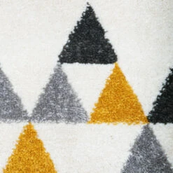 Tapis Triangle 120x170 Ilan Moutarde Atmosphera -Accueil Décoration Boutique tapis triangle 120x170 ilan moutarde atmosphera 3