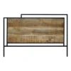 Tête De Lit Pleine 160 Cm Métal Et Bois De Manguier -Accueil Décoration Boutique tete de lit pleine 160 cm metal et bois de manguier
