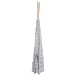 Tipi Pour Enfant Coloris Gris Atmosphera -Accueil Décoration Boutique tipi pour enfant coloris gris 3