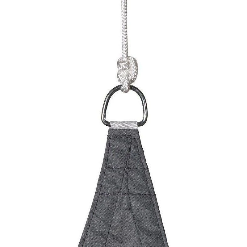 Toile Solaire 2x2x2m Curacao Gris Hespéride 4 Toile Solaire 2x2x2m Curacao Gris Hespéride – Image 2