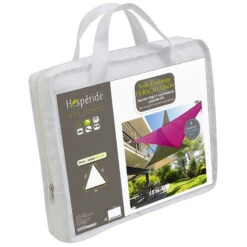 Toile Solaire 5x5x5m Curacao Blanc Hespéride -Accueil Décoration Boutique toile solaire 5x5x5m luxe hesperide curacao blanc 3