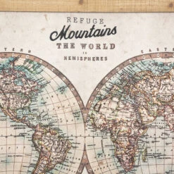 Toile Suspendue Monde Wild 100x78 Atmosphera -Accueil Décoration Boutique toile suspendue monde wild 100x78 atmosphera 3