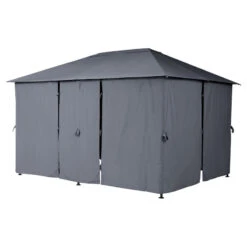 Tonnelle 3x4 M Santorini Gris Ardoise Hespéride 9 Tonnelle 3x4 M Santorini Gris Ardoise Hespéride -Accueil Décoration Boutique tonnelle hesperide santorini gris 2