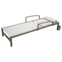 Transat Ocala Inclinable Noisette/tonka Hespéride -Accueil Décoration Boutique transat ocala inclinable coloris noisette taupe hesperide 3