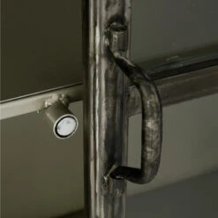 Vitrine Bibliothèque Broc Métal Noir Atmosphera -Accueil Décoration Boutique vitrine bibliotheque broc metal noir atmosphera 3