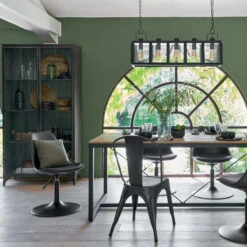 Vitrine Bibliothèque Broc Métal Noir Atmosphera -Accueil Décoration Boutique vitrine bibliotheque broc metal noir atmosphera 5