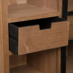 Vitrine Porte Coulissante Danik 2 Tiroirs Atmosphera 14 Vitrine Porte Coulissante Danik 2 Tiroirs Atmosphera -Accueil Décoration Boutique vitrine porte coulissante danik 2 tiroirs atmosphera 4